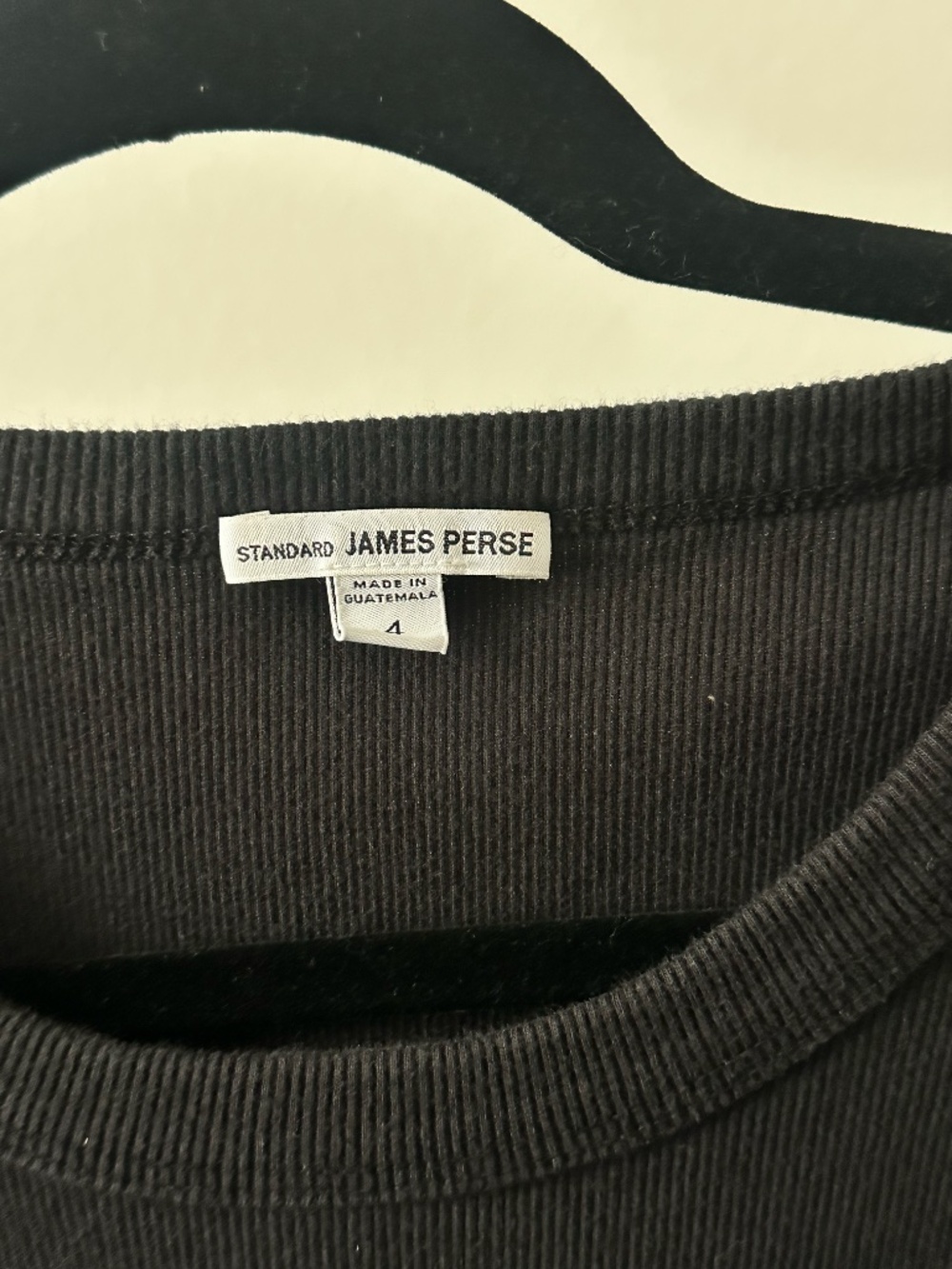 James Perse Black Ribbed Tank - Picture 8 of 8